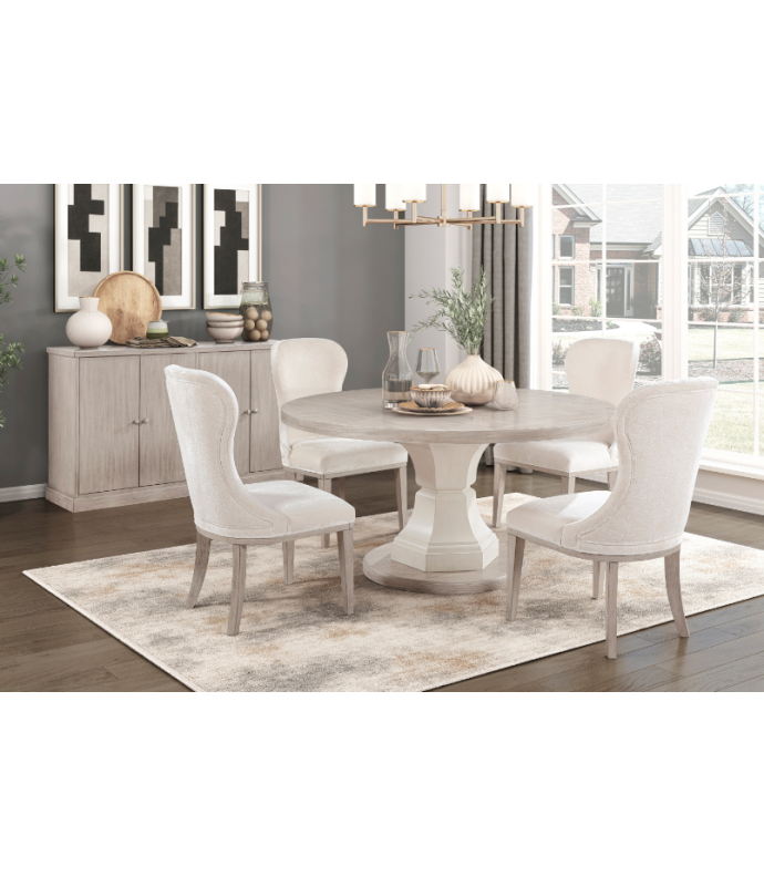 6018-60RD Lofton 5-Piece Round Dining Set | Homelegance | Phoenix AZ
