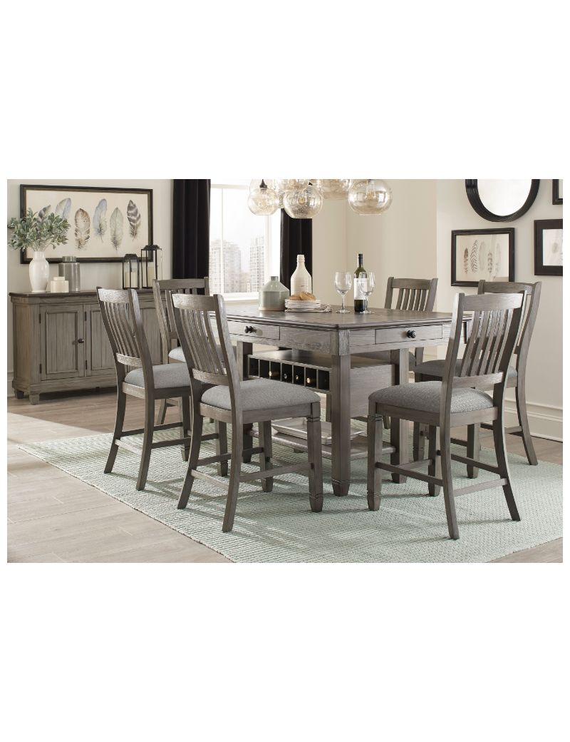 Granby 7-Piece Counter Height Dining Set | Homelegance | Phoenix AZ