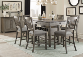 Granby 7-Piece Counter Height Dining Set | Homelegance | Phoenix AZ