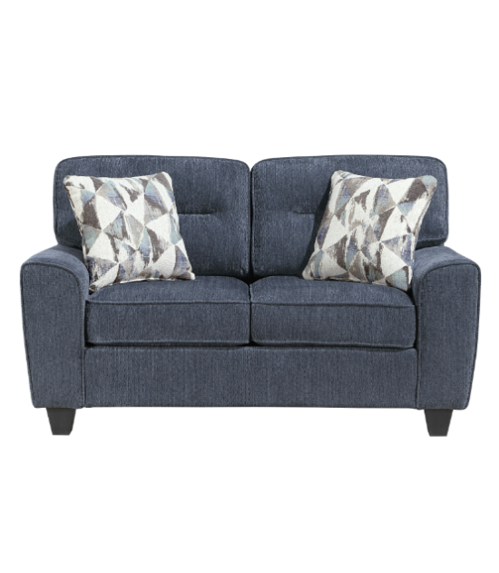 8416BU Bennett Blue 3-Piece Living Room Set | Homelegance | Phoenix AZ