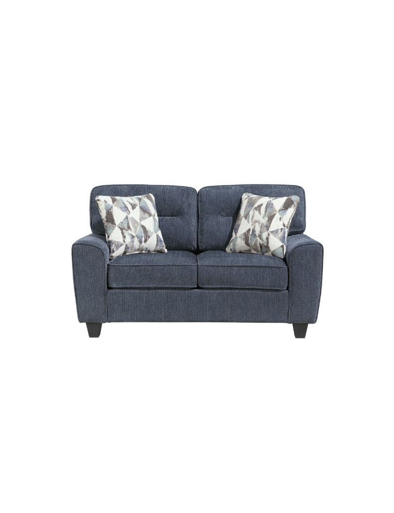 8416BU Bennett Blue 3-Piece Living Room Set | Homelegance | Phoenix AZ
