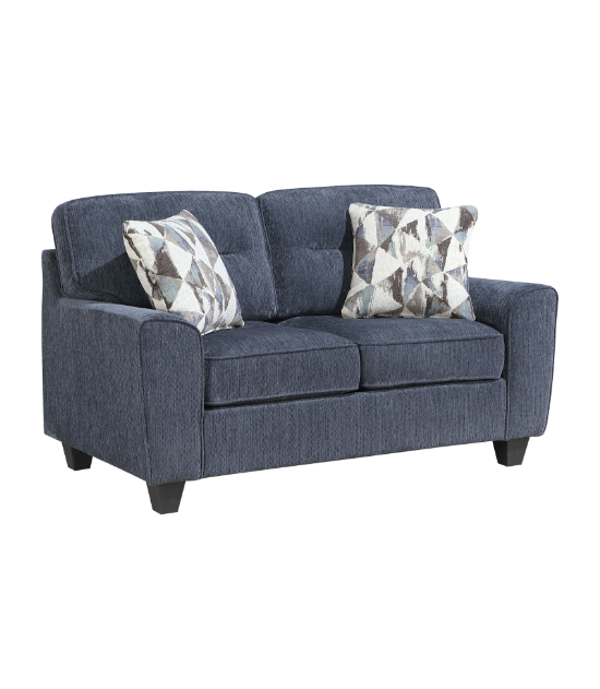 8416BU Bennett Blue 3-Piece Living Room Set | Homelegance | Phoenix AZ