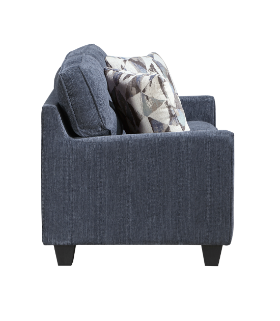 8416BU Bennett Blue 3-Piece Living Room Set | Homelegance | Phoenix AZ