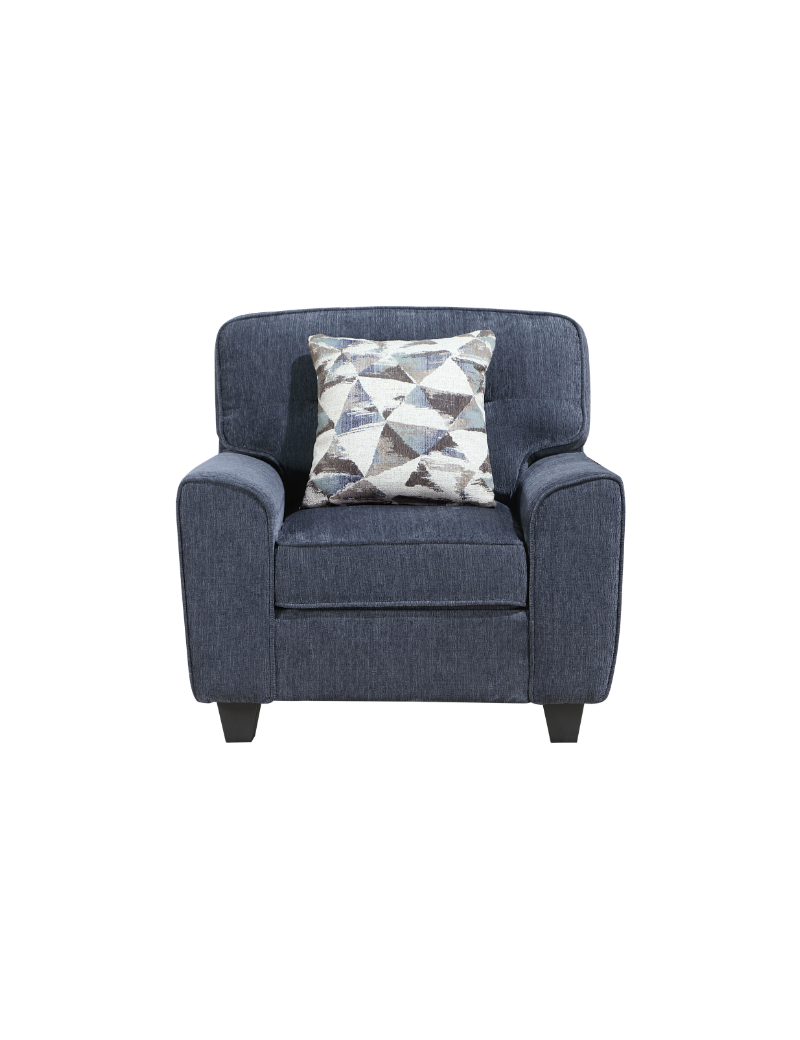 8416BU Bennett Blue 3-Piece Living Room Set | Homelegance | Phoenix AZ