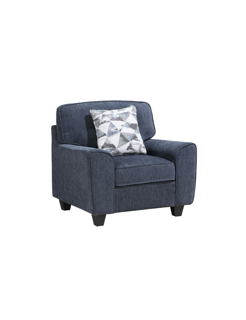 8416BU Bennett Blue 3-Piece Living Room Set | Homelegance | Phoenix AZ