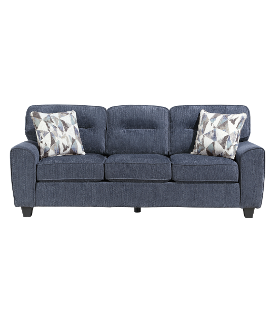 8416BU Bennett Blue 3-Piece Living Room Set | Homelegance | Phoenix AZ