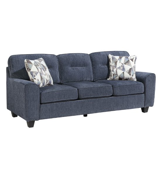8416BU Bennett Blue 3-Piece Living Room Set | Homelegance | Phoenix AZ