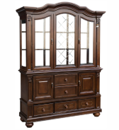 5473-103 Lordsburg 7-Piece Extendable Dining Set -6 side Chairs – Traditional Style, Brown Cherry Finish by Homelegance