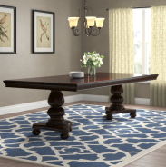 5473-103 Lordsburg 7-Piece Extendable Dining Set -6 side Chairs – Traditional Style, Brown Cherry Finish by Homelegance