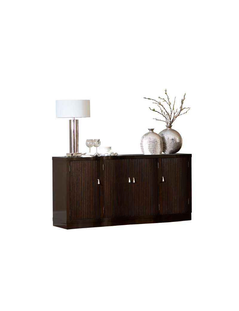 5494-106 Savion 7-Piece Extendable Dining Set – Soft Contemporary Style, Espresso Finish by Homelegance