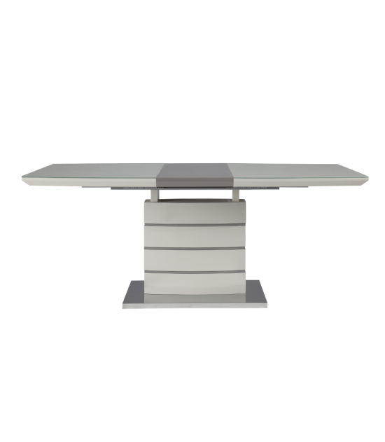 5599-71 Glissand 7-Piece Extendable Dining Set & Chrome by Homelegance