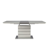 5599-71 Glissand 7-Piece Extendable Dining Set & Chrome by Homelegance