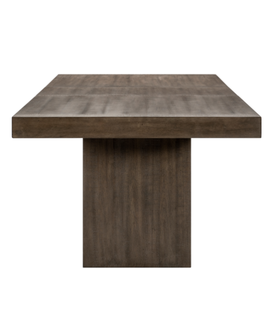 5764 Brookings 7-Piece Extendable Dining Set – Rustic Contemporary Style, Brown Acacia Finish by Homelegance