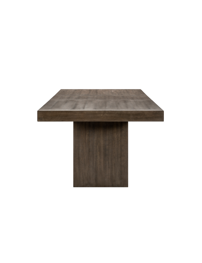 5764 Brookings 7-Piece Extendable Dining Set – Rustic Contemporary Style, Brown Acacia Finish by Homelegance