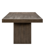 5764 Brookings 7-Piece Extendable Dining Set – Rustic Contemporary Style, Brown Acacia Finish by Homelegance