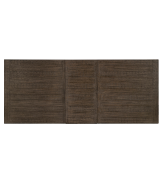 5764 Brookings 7-Piece Extendable Dining Set – Rustic Contemporary Style, Brown Acacia Finish by Homelegance