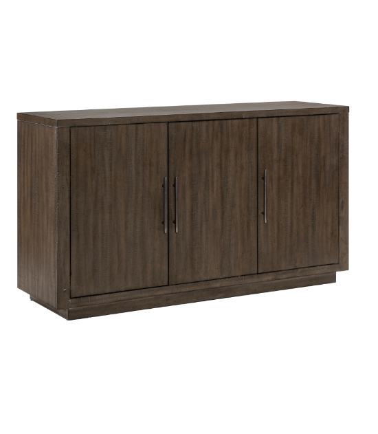 5764 Brookings 7-Piece Extendable Dining Set – Rustic Contemporary Style, Brown Acacia Finish by Homelegance