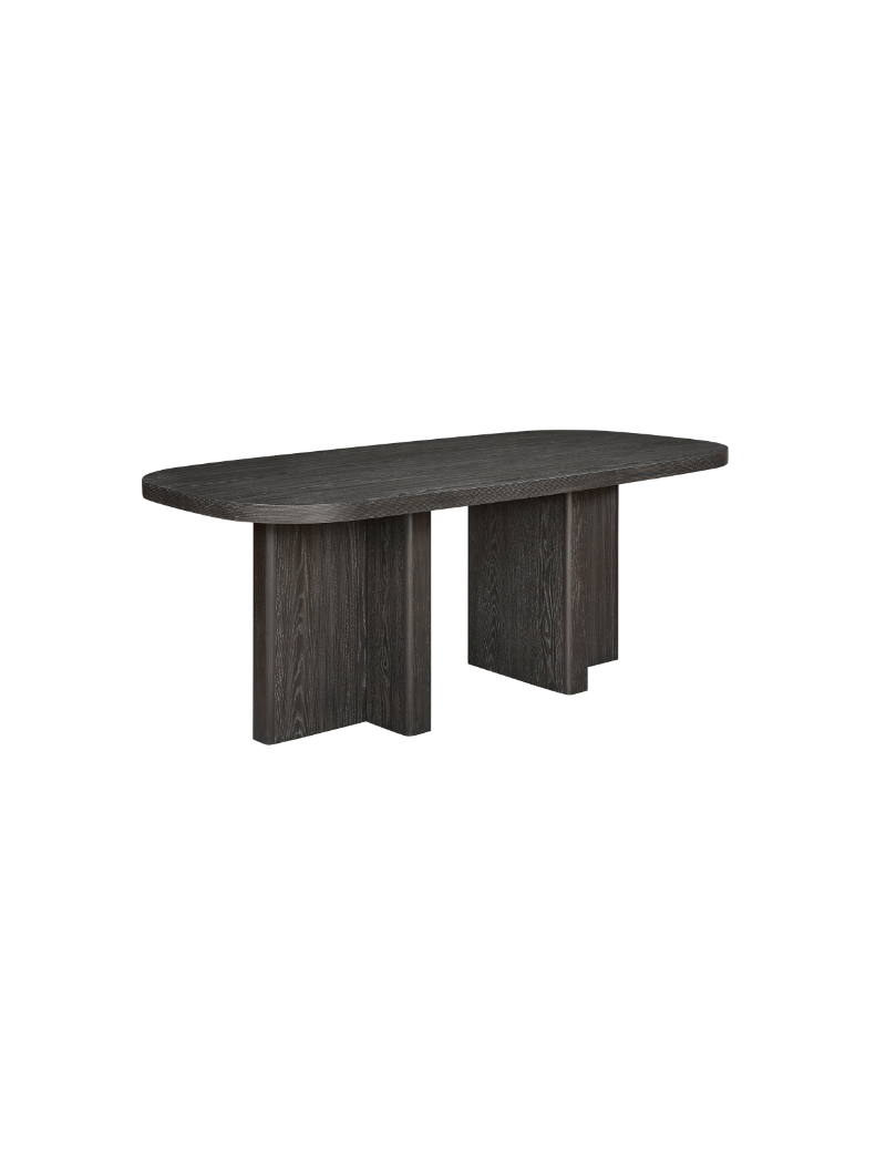 6048-82 Marais 5-Piece Dining  – Modern Mid-Century Style, Light Gray Table ,Orange & white Bouclé by Homelegance