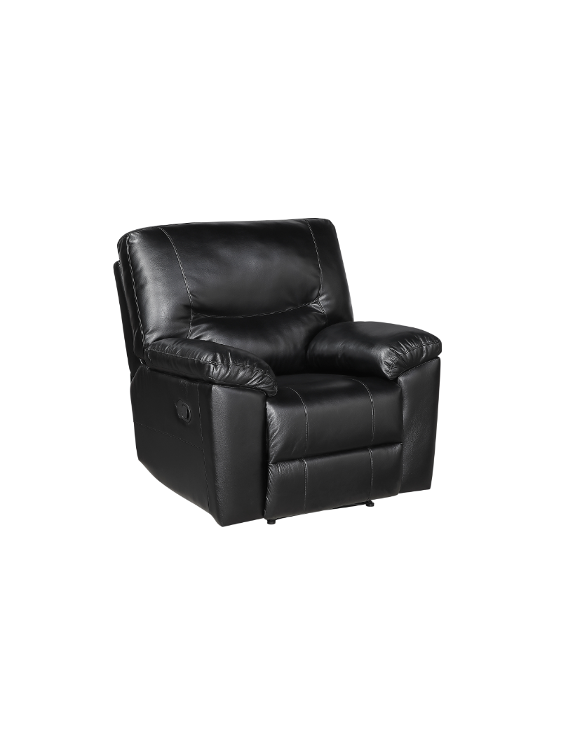 9037 Maverick Black Reclining Sofa & Loveseat | Homelegance | Phoenix AZ