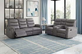 Metric Taupe Reclining Sofa & Loveseat | Homelegance | Phoenix AZ