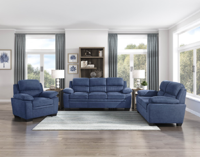Holleman Blue Modern Sofa & Loveseat | Homelegance | Phoenix AZ
