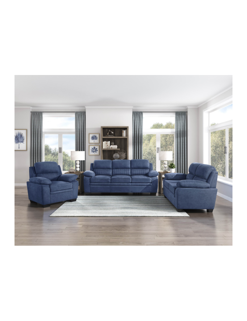 Holleman Blue Modern Sofa & Loveseat | Homelegance | Phoenix AZ