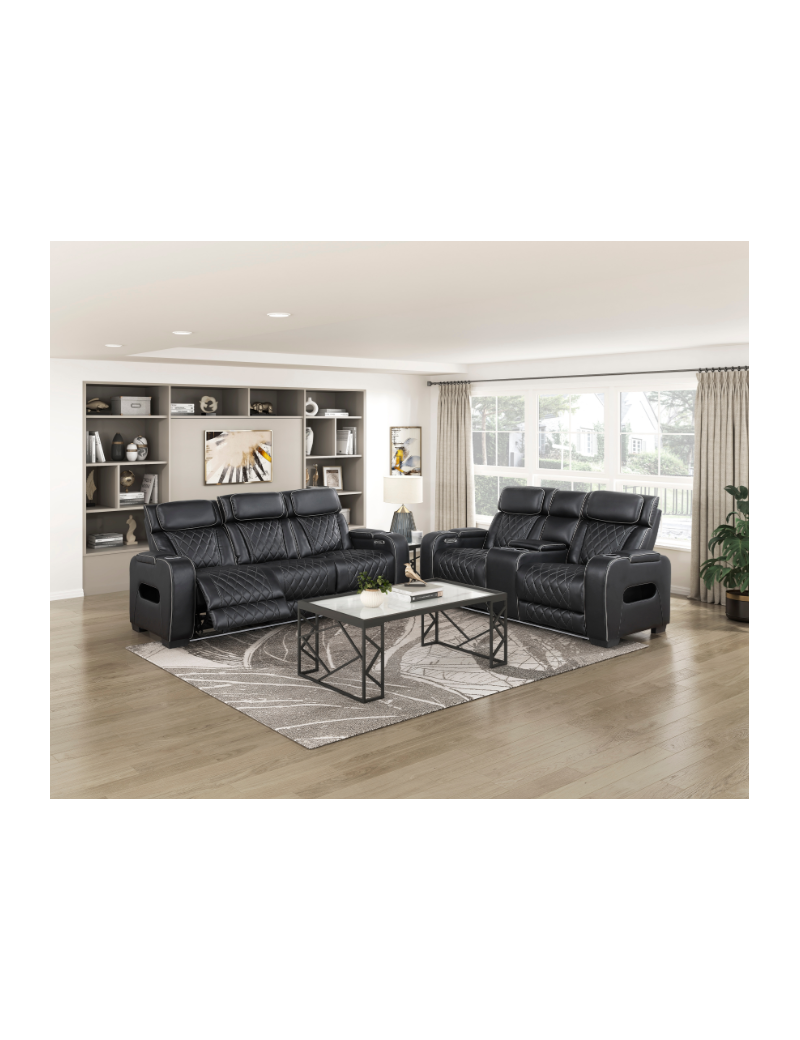 9516 Fairway Power Sofa & Loveseat | 3 Colors | Homelegance | Phoenix AZ