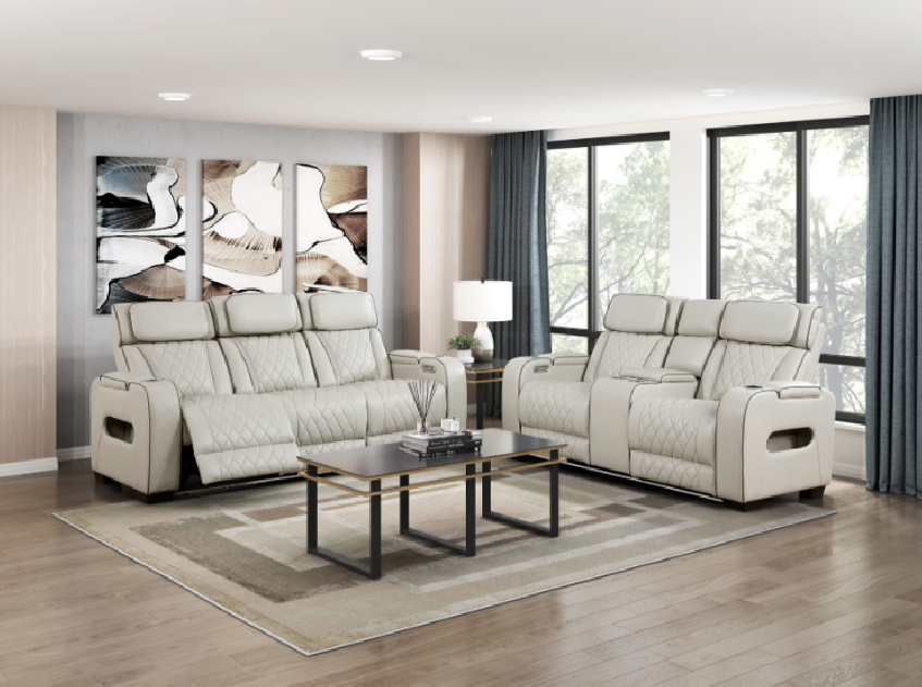 9516 Fairway Power Sofa & Loveseat | 3 Colors | Homelegance | Phoenix AZ