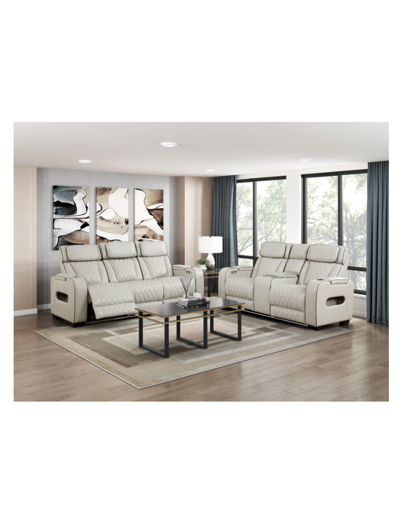 9516 Fairway Power Sofa & Loveseat | 3 Colors | Homelegance | Phoenix AZ