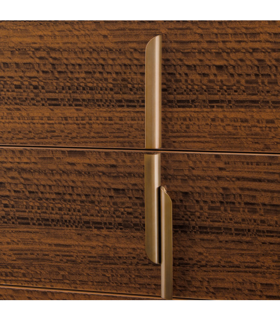 5-Drawer Chest walnut finish Pavira collection by Michael Amini