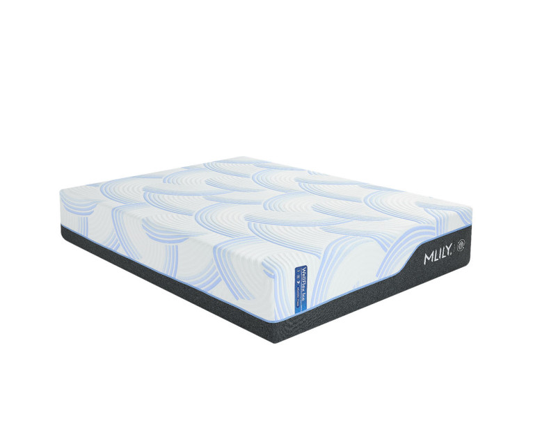 MLILY WellFlex ICE Sustainable BioBreeze 14" Memory Foam Mattress – Enhanced Cooling Comfort