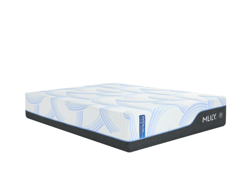 MLILY WellFlex ICE Sustainable BioBreeze 14" Memory Foam Mattress – Enhanced Cooling Comfort