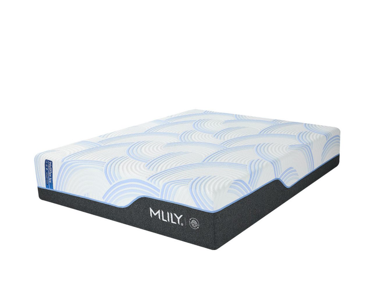 MLILY WellFlex ICE Sustainable BioBreeze 14" Memory Foam Mattress – Enhanced Cooling Comfort