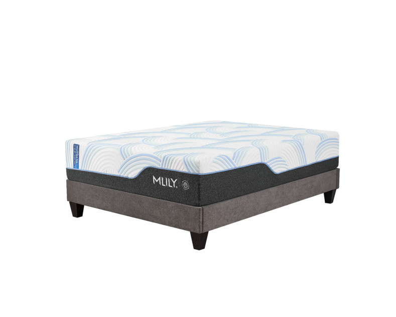 MLILY WellFlex ICE Sustainable BioBreeze 14" Memory Foam Mattress – Enhanced Cooling Comfort