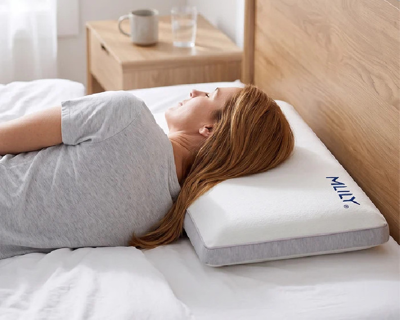 Serenity Classic Cooling Memory Foam Pillow – Comfort & Support by MLILY