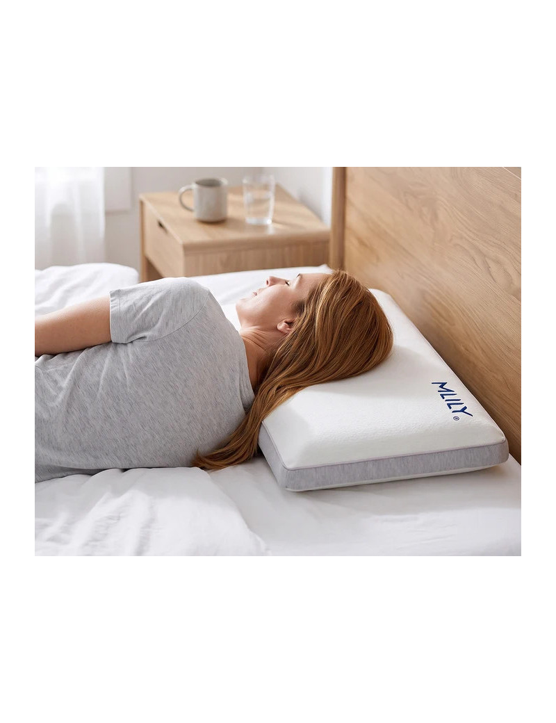 Serenity Classic Cooling Memory Foam Pillow – Comfort & Support by MLILY