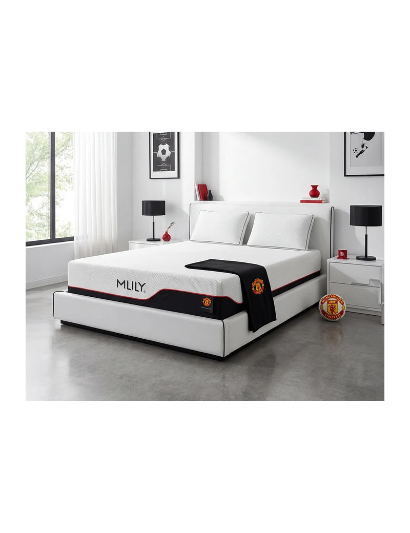 Manchester United Dream 12" Memory Foam Mattress – Premium Comfort & Support by MLILY