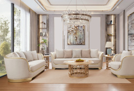 HD-7006 Contemporary Sofa & Loveseat | Homey Design