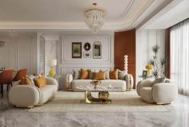 HD-100 Luxury Contemporary Sofa & Loveseat | Homey Design
