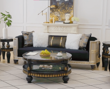 HD-9042 Luxury Contemporary Sofa & Loveseat | Homey Design