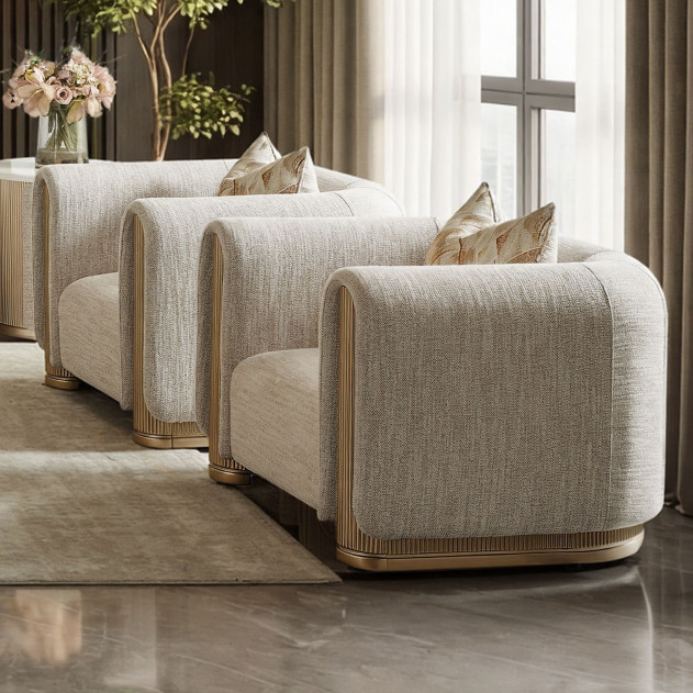 HD-1032 Luxury Contemporary Sofa & Loveseat | Homey Design