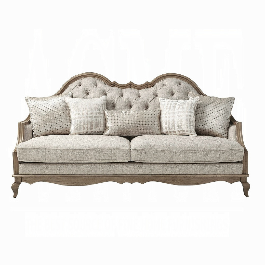 56050 Antique Taupe Finish Living Room Chelmsford Collection by Acme Furniture