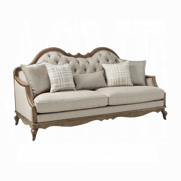 56050 Antique Taupe Finish Living Room Chelmsford Collection by Acme Furniture