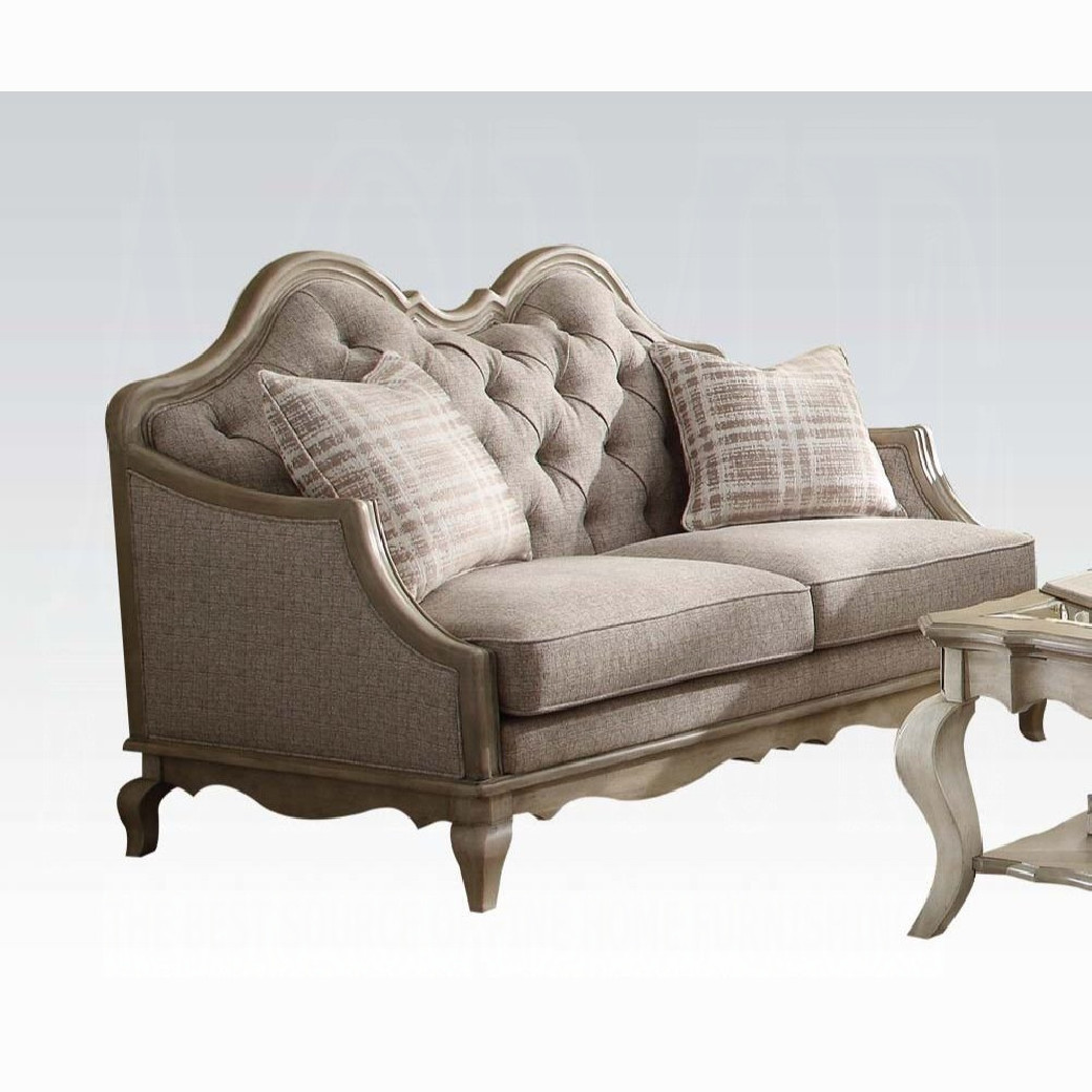 56050 Antique Taupe Finish Living Room Chelmsford Collection by Acme Furniture