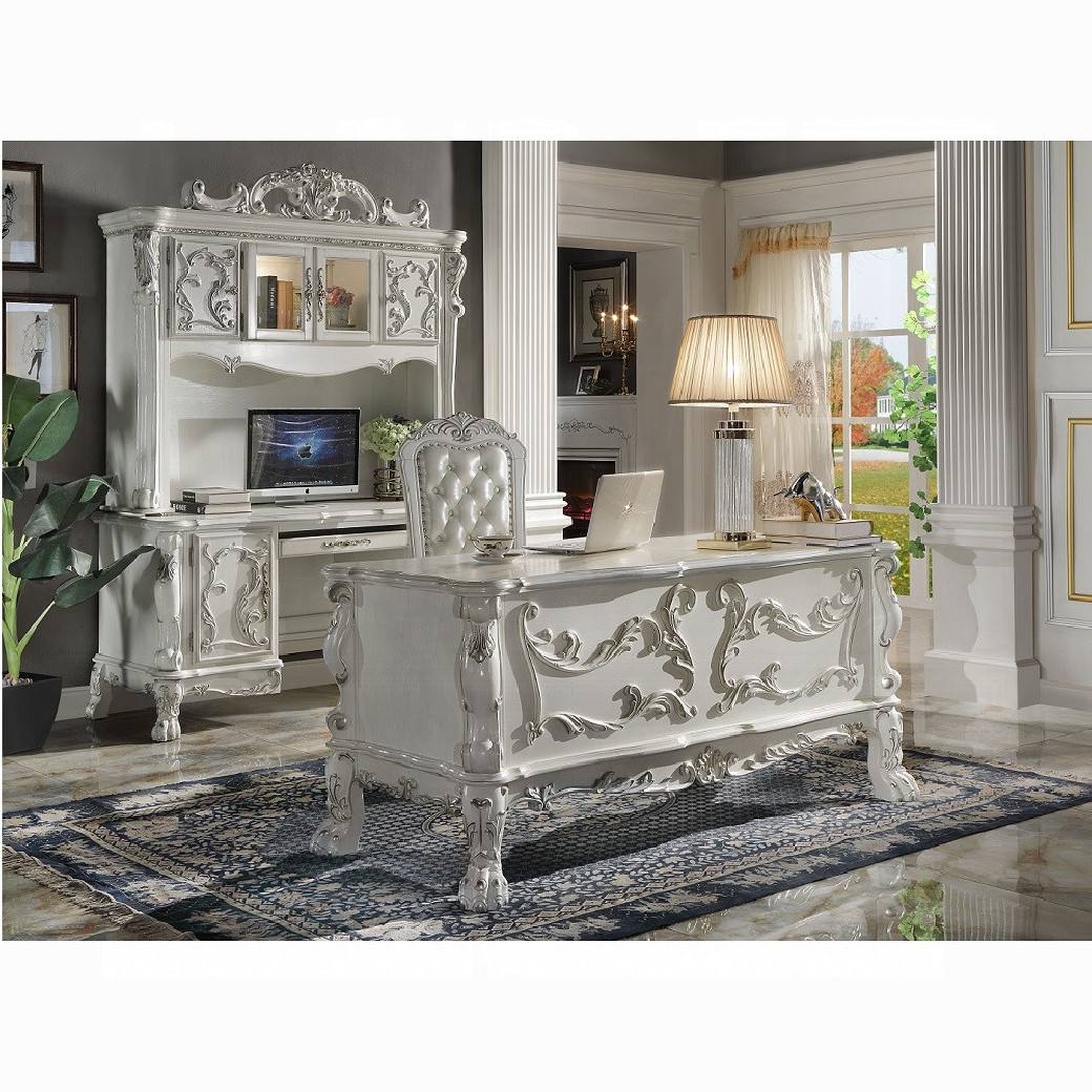 OF01717 Dresden Computer Desk & Hutch | White | ACME