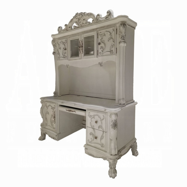 OF01717 Dresden Computer Desk & Hutch | White | ACME