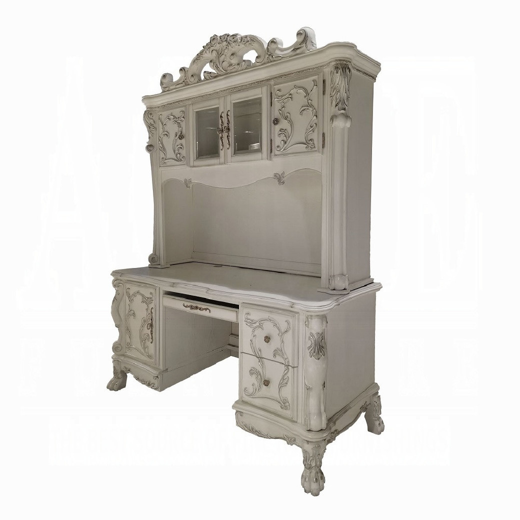 OF01717 Dresden Computer Desk & Hutch | White | ACME