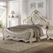 27010Q Bedroom Antique White Wash Finish Ragenardus Collection By Acme Furniture