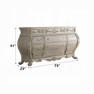 27015 Dresser Antique White Ragenardus Collection By Acme Furniture