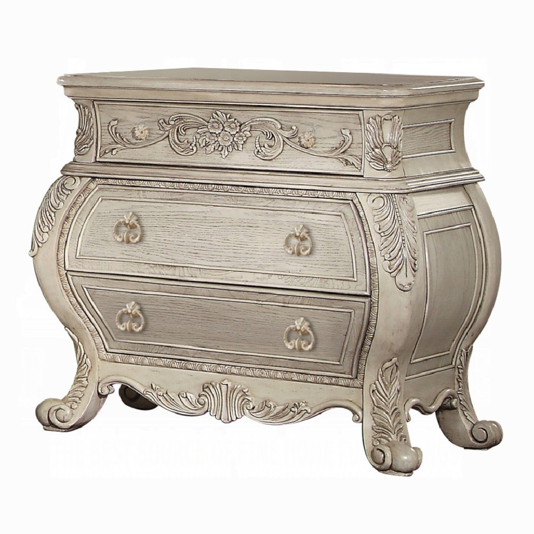 27013 Nightstand Antique White Ragenardus Collection by Acme Furniture